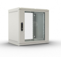 Шкаф телекоммуникационный настенный 9U (600 × 650) дверь стекло