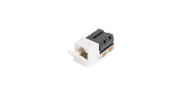 Модуль Keystone, Кат.5e, RJ45/8P8C, неэкран., белый Модуль Keystone, Кат.5e, RJ45/8P8C, неэкран., белый