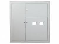 Щит этажный 2 квартирный слаботочный отсек слева 1010х950х160 IP31 PROxima Щит этажный 2 квартирный слаботочный отсек слева 1010х950х160 IP31 PROxima