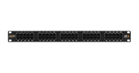 Коммутационная панель NIKOMAX 19", 1U, телефонная, 50 портов, Кат.3 (Класс C), 16МГц, RJ45/8P6C, 110/KRONE, с заземлением, с органайзером, черная Коммутационная панель NIKOMAX 19", 1U, телефонная, 50 портов, Кат.3 (Класс C), 16МГц, RJ45/8P6C, 110/KRONE, с заземлением, с органайзером, черная