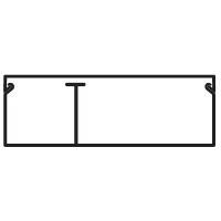 Миниканал TMC 50/2x20 с перегородкой DKC Миниканал TMC 50/2x20 с перегородкой DKC