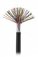 Кабель NETLAN U/UTP 50 пар, Кат.5 (Класс D), 100МГц, одножильный, BC (чистая медь), внешний, PE до -40C, черный, 305м Кабель NETLAN U/UTP 50 пар, Кат.5 (Класс D), 100МГц, одножильный, BC (чистая медь), внешний, PE до -40C, черный, 305м
