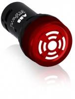 Зуммер CB1-610R с пульсирующим сигналом, с подсветкой, красный, 24 В AC/DC ABB Зуммер CB1-610R с пульсирующим сигналом, с подсветкой, красный, 24 В AC/DC ABB