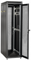ITK Шкаф сетевой 19" LINEA N 18U 600х1000 мм перфорированные двери черный