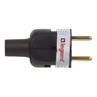 Вилка 2К 16А черная 050181 Legrand Вилка 2К 16А черная 050181 Legrand