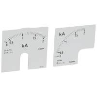Шкала для амперметра 0-2000A Legrand Шкала для амперметра 0-2000A Legrand