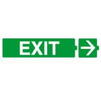 Пиктограмма 230х45 "EXIT" стрелка Legrand Пиктограмма 230х45 "EXIT" стрелка Legrand