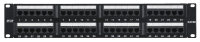 Коммутационная панель NETLAN 19", 2U, 48 портов, Кат.5e (Класс D), 100МГц, RJ45/8P8C, 110/KRONE, T568A/B, неэкранированная, черная Коммутационная панель NETLAN 19", 2U, 48 портов, Кат.5e (Класс D), 100МГц, RJ45/8P8C, 110/KRONE, T568A/B, неэкранированная, черная