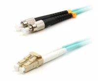 Патч-корд оптический LANMASTER, дуплексный, LC/PC-FC/PC, OM3, LSZH, 5.0 м