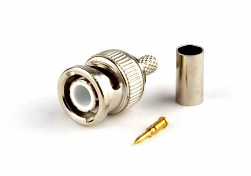 Разъем BNC для кабеля RG-58, обжимной Hyperline