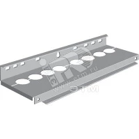 Фланец OEZXP28R, 800x230(фланец4) с круглыми отверстиями для рубильников в металлическом боксе