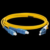 Патч-корд оптический LANMASTER, LSZH, дуплексный, LC/UPC-SC/UPC, SM, 7.0 м