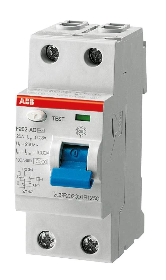 УЗО двухполюсное F202 AC-80/0,03