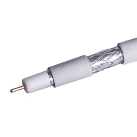 Кабель Net.on  RG-6 белый CCS 1,02 (21%) / FPE / Al-Pet-Al Foil / Al 64х0,12 / PVC RW 100м