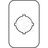 Шильдик MA6-1019 (Emergency Stop) для пластиковых кнопочных постов