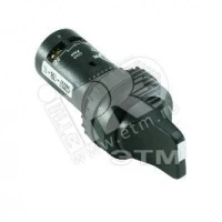 Переключатель C2SS2-10B-20 2-х позиционный черный 2НО (90 градус ов) с фиксацией (черное декор, кольцо)