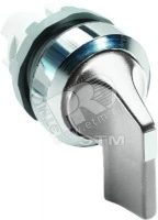 Переключатель M2SS6-20U (длинная ручка) серый 2-х позиционный бе з подсветки (только корпус) 45# с возвратом
