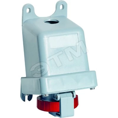 Розетка накладная для монтажа на поверхность 316RS6W, 16A, 3P+E, IP67, 6ч