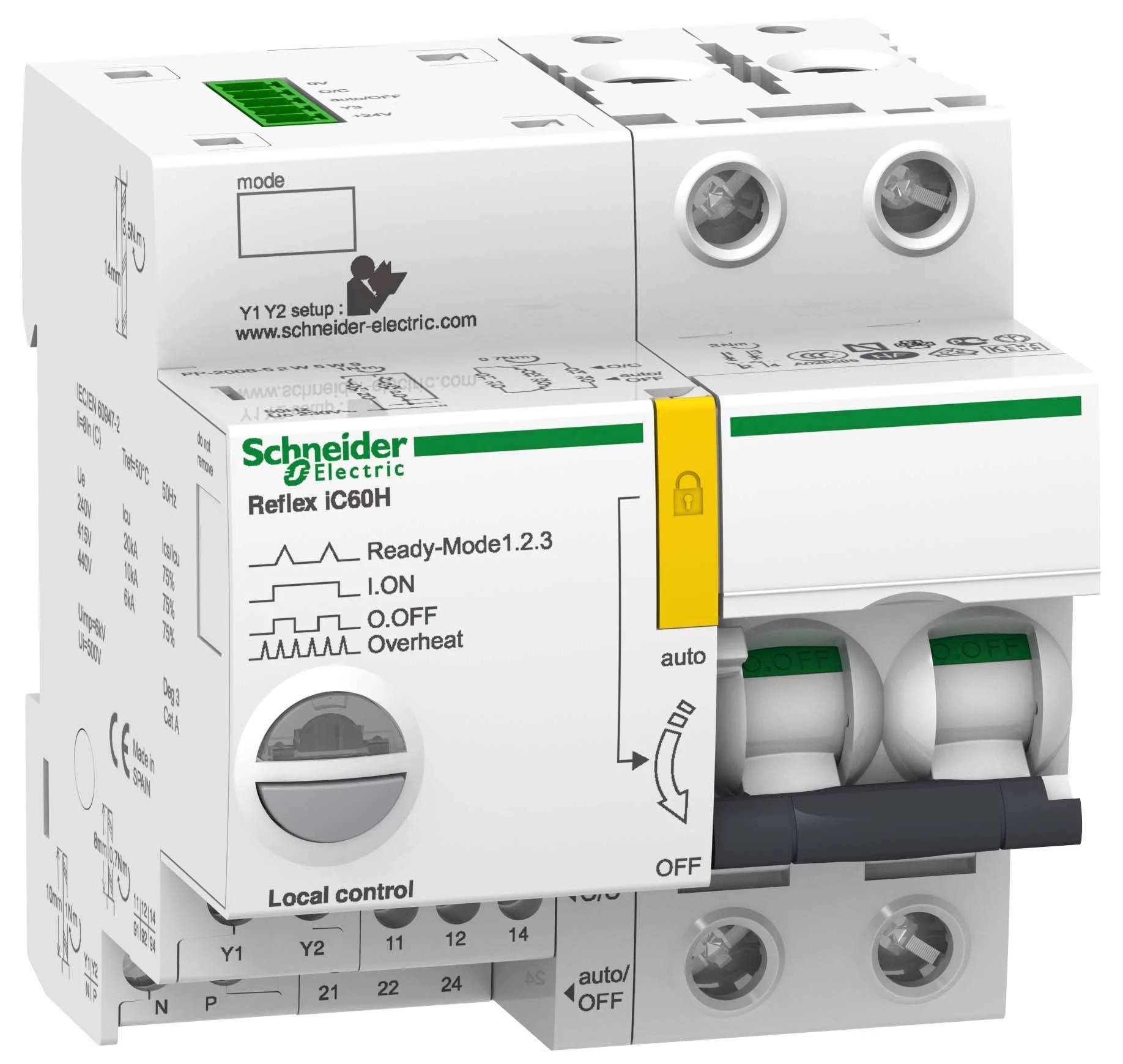 АВТ. ВЫКЛ. REFLEX iC60H 2П 25A B Ti24