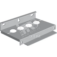 Фланец OEZXP24R, 400x230(фланец2) с круглыми отверстиями для рубильников в металлическом боксе