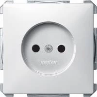 MERTEN Механизм розетки 16А б з/к с/шт. бел. QF SD