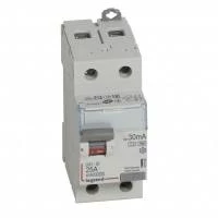УЗО двухполюсное DX3 2П 25А Hpi 30мА
