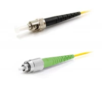 Патч-корд оптический LANMASTER, LSZH, симплексный, ST/APC-ST/UPC, SM OS2, 2.0 м