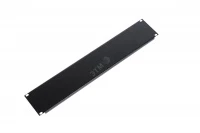 Фальшпанель в шкаф 19" 1U, цвет черный