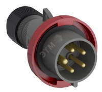 Вилка кабельная Easy&Safe 432EP3W, 32А, 3P+N+E, IP67, 3ч
