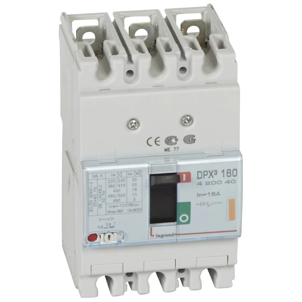АВТ.ВЫКЛ.DPX³ 160 3P 16А 25kA