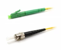 Патч-корд оптический LANMASTER, LSZH, симплексный, LC/APC-ST/UPC, SM OS2, 15 м