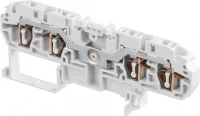 Клемма пружинная D1,5/4.4L 1.5мм.кв. серая