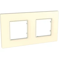 РАМКА UNICA QUADRO 2 МЕСТА БЕЖЕВЫЙ