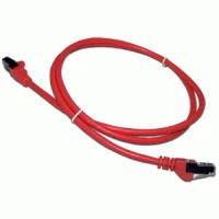 Патч-корд LANMASTER LSZH FTP кат.5Е, с заливными колпачками, 1.0 м, оранжевый