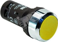 Кнопка CP1-30Y-11 желтая без фиксации 1НО+1HЗ