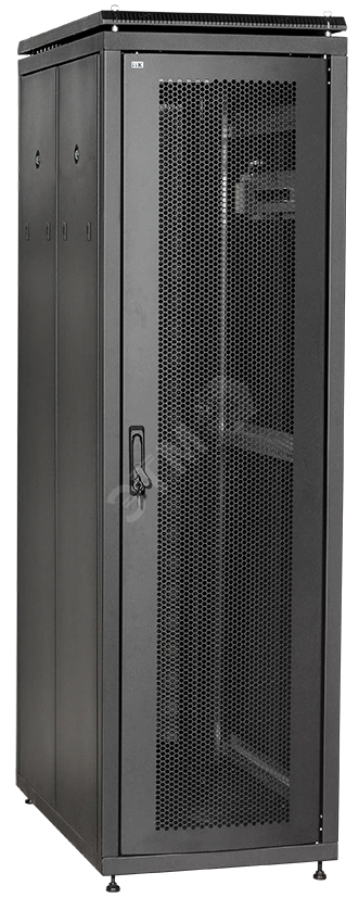 ITK Шкаф сетевой 19" LINEA N 33U 600х1000 мм перфорированная передняя дверь черный