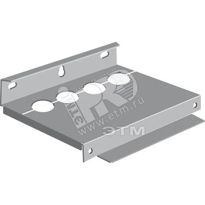 Фланец OEZXP34R, 400x330(фланец3) с круглыми отверстиями для руб ильников в металлическом боксе