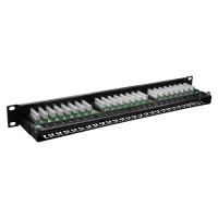 Патч-панель высокой плотности 19", 48хRJ-45, UTP, Cat.5e, 1U