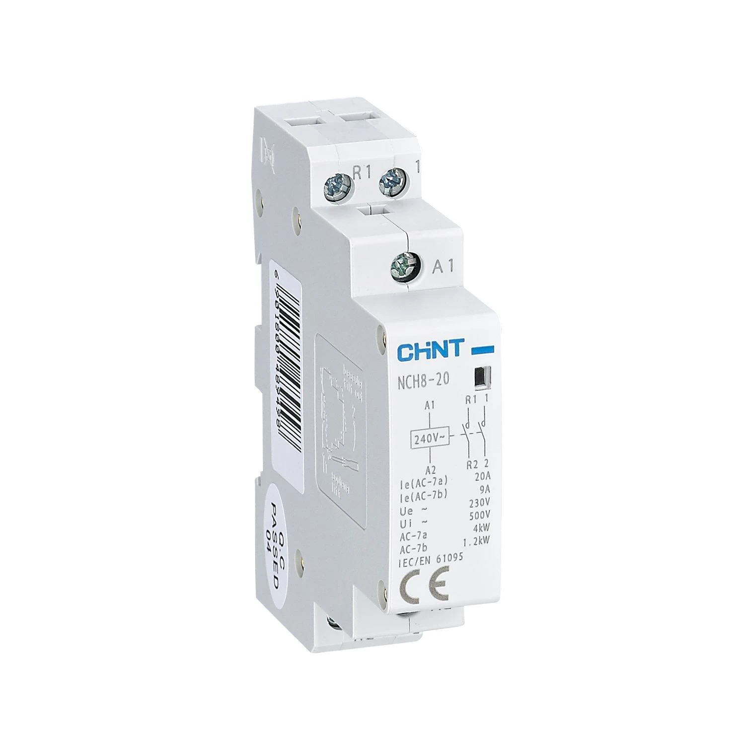 Контактор модульный с ручн. упр. NCH8-20M/02 AC24V 50/60Hz (R) (CHINT)