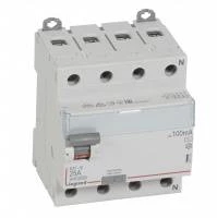 УЗО четырехполюсное DX3 4П 25А AC 100мА N спр.