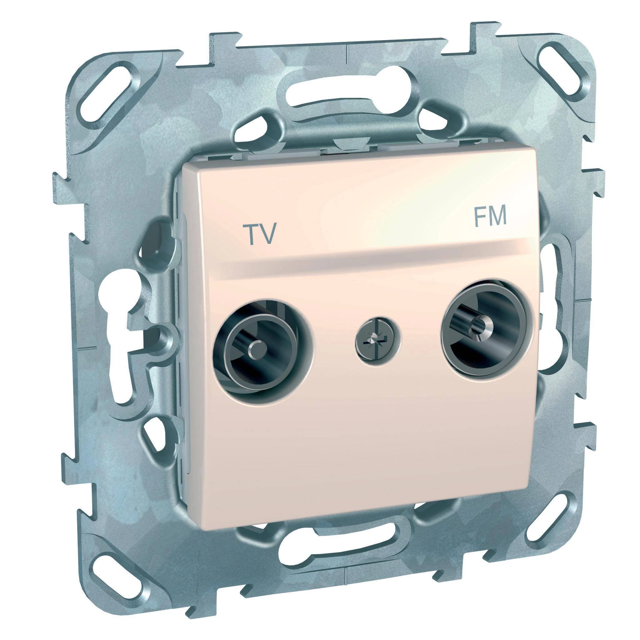 TV/FM РОЗЕТКА ПРОХОДНАЯ БЕЖЕВЫЙ