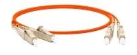 Патч-корд волоконно-оптический (шнур) MM 50/125(OM2), LC-LC, 2.0 мм, duplex, LSZH, 15 м Hyperline