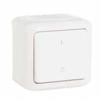 Выкл двухполюс IP44 БЕЛ