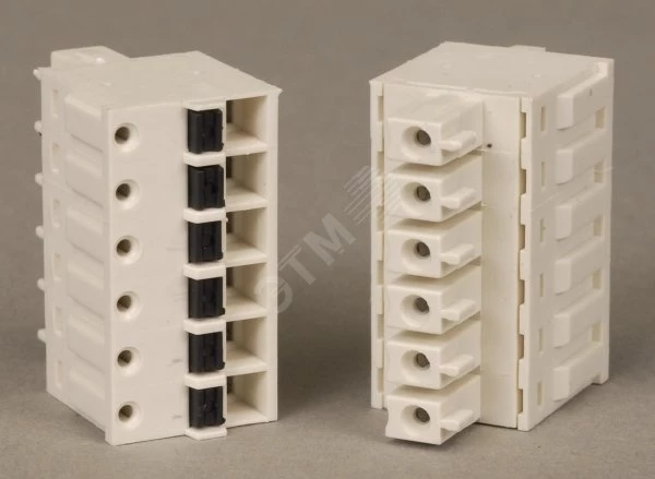 КОНН., ПРУЖ. 6PT I/O, КОМПЛ. ИЗ 20ШТ.
