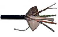Кабель LANMASTER FTP, 4 пары, кат. 6, с перегородкой,  250Mhz, PE, для внешней прокладки, 305 м