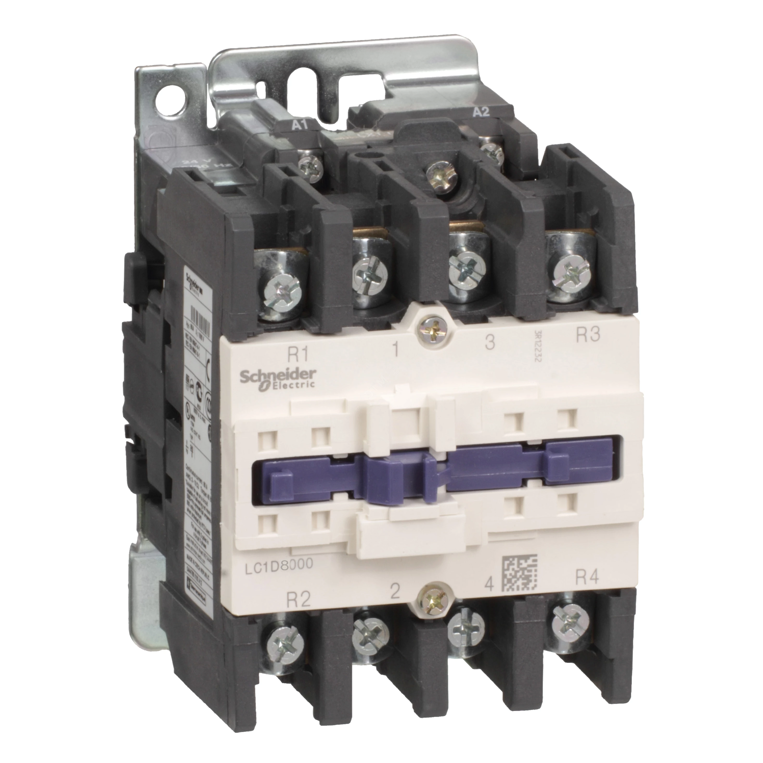 КОНТАКТОР D 4Р (4 НО),AC1 125 A,230V 50/60 ГЦ,ПОД КОЛЬЦЕВОЙ НАКОНЕЧНИК