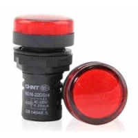 Индикатор ND16-22DS/4C красный, компактный, встр. конденсатор, IP65 АС230В (R) (CHINT)