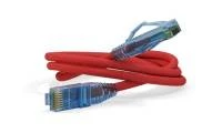 Патч-корд U/UTP, Cat.6, LSZH, 0.5 м, красный Hyperline