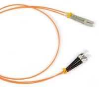 Патч-корд оптический LANMASTER, LSZH, дуплексный, ST/PC-LC/PC, MM 50/125, 2.0 м
