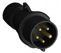 Вилка кабельная Easy&Safe 416EP9B,16А,3P+N+E,IP44,9ч,черн